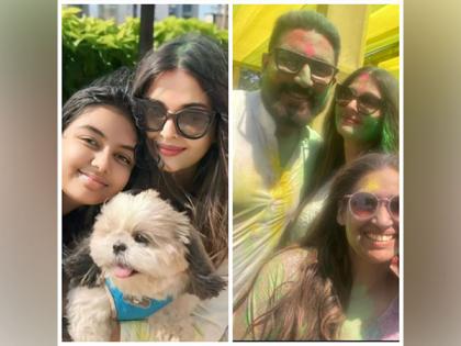 Aishwarya, Abhishek's pictures with daughter Aaradhya from Holi bash go viral | Aishwarya, Abhishek's pictures with daughter Aaradhya from Holi bash go viral
