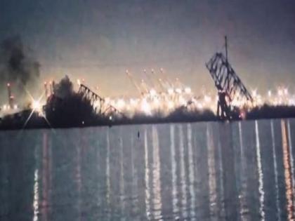 Maryland: Francis Scott Key Bridge in Baltimore collapses after large ship collision | Maryland: Francis Scott Key Bridge in Baltimore collapses after large ship collision