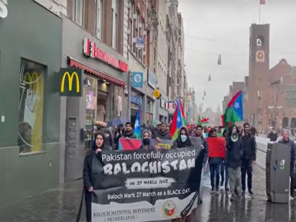 Baloch National Movement holds protest in Netherlands denouncing Pakistan's occupation of Balochistan | Baloch National Movement holds protest in Netherlands denouncing Pakistan's occupation of Balochistan