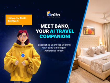Bag2Bag Launched India's first generative AI for online hotel booking platform | Bag2Bag Launched India's first generative AI for online hotel booking platform Bag2Bag Launched India's first generative AI for online hotel booking platform | Bag2Bag Launched India's first generative AI for online hotel booking platform