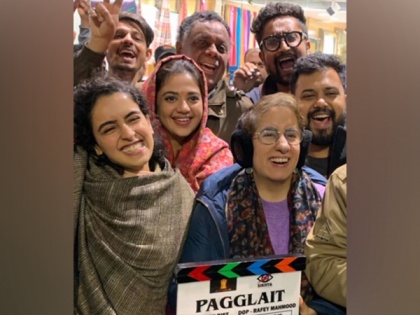 Sanya Malhotra shares BTS photos of 'Pagglait' as film clocks 3 years | Sanya Malhotra shares BTS photos of 'Pagglait' as film clocks 3 years