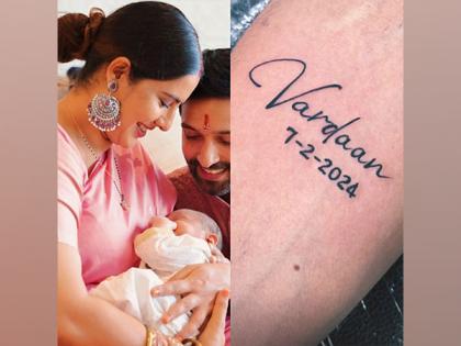 Vikrant Massey gets his son Vardaan's name inked on arm, shares pic | Vikrant Massey gets his son Vardaan's name inked on arm, shares pic