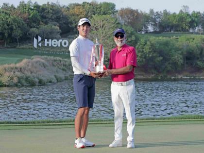 Nakajima wins Indian Open with record winning score, India's Ahlawat tied second | Nakajima wins Indian Open with record winning score, India's Ahlawat tied second