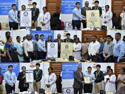 Chennai North Constituency Breaks Elite World Records for Maximum Voter Pledge received in 12 Hours | Chennai North Constituency Breaks Elite World Records for Maximum Voter Pledge received in 12 Hours