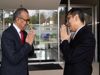 India's UN envoy in Geneva Arindam Bagchi meets WHO Chief Tedros Adhanom Ghebreyesus | India's UN envoy in Geneva Arindam Bagchi meets WHO Chief Tedros Adhanom Ghebreyesus India's UN envoy in Geneva Arindam Bagchi meets WHO Chief Tedros Adhanom Ghebreyesus | India's UN envoy in Geneva Arindam Bagchi meets WHO Chief Tedros Adhanom Ghebreyesus