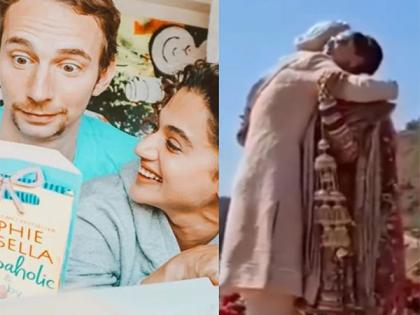 Taapsee Pannu's Sikh bridal look steals spotlight in viral wedding video | Taapsee Pannu's Sikh bridal look steals spotlight in viral wedding video