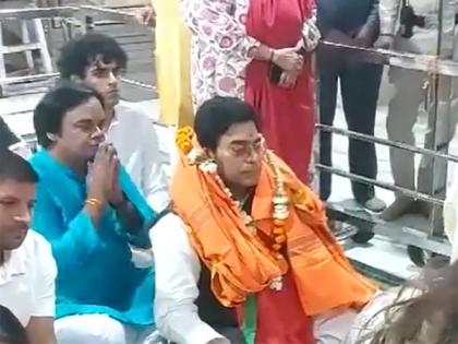 Ashutosh Rana offers prayers at Shree Mahakaleshwar temple in Ujjain | Ashutosh Rana offers prayers at Shree Mahakaleshwar temple in Ujjain