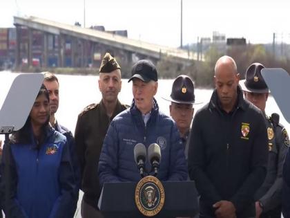 US President Biden says "going to move heaven and earth" to rebuild collapsed bridge in Baltimore | US President Biden says "going to move heaven and earth" to rebuild collapsed bridge in Baltimore