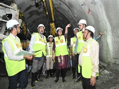 Chairperson Railway Board CEO Jaya Varma Sinha oversees progress of Sivok - Rangpo rail project | Chairperson Railway Board CEO Jaya Varma Sinha oversees progress of Sivok - Rangpo rail project Chairperson Railway Board CEO Jaya Varma Sinha oversees progress of Sivok - Rangpo rail project | Chairperson Railway Board CEO Jaya Varma Sinha oversees progress of Sivok - Rangpo rail project
