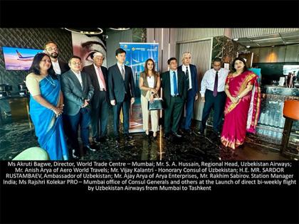 Uzbekistan Airways launches bi-weekly direct flights from Mumbai to Tashkent | Uzbekistan Airways launches bi-weekly direct flights from Mumbai to Tashkent Uzbekistan Airways launches bi-weekly direct flights from Mumbai to Tashkent | Uzbekistan Airways launches bi-weekly direct flights from Mumbai to Tashkent