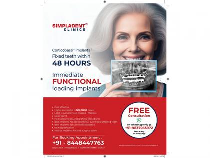 Simpladent Sparks Nationwide Smiles: Immediate Loading Dental Implants to Soon Reach Every City! | Simpladent Sparks Nationwide Smiles: Immediate Loading Dental Implants to Soon Reach Every City! Simpladent Sparks Nationwide Smiles: Immediate Loading Dental Implants to Soon Reach Every City! | Simpladent Sparks Nationwide Smiles: Immediate Loading Dental Implants to Soon Reach Every City!