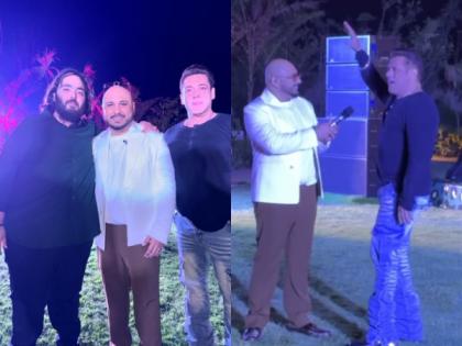 Salman Khan joins B Praak as he sings 'Saari Duniya Jala Denge' at Anant Ambani's birthday bash | Salman Khan joins B Praak as he sings 'Saari Duniya Jala Denge' at Anant Ambani's birthday bash