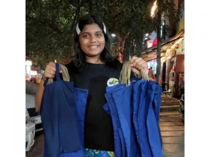 Teen Activist Manya Harsha Leads Recycling Revolution in Bengaluru, Transforms Granny's Sarees into Sustainable Bags on Earth Day | Teen Activist Manya Harsha Leads Recycling Revolution in Bengaluru, Transforms Granny's Sarees into Sustainable Bags on Earth Day