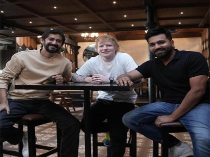 Ed Sheeran sings 'Bad Habits' for Rohit Sharma's daughter Samaira | Ed Sheeran sings 'Bad Habits' for Rohit Sharma's daughter Samaira