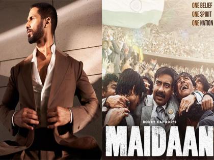 Shahid Kapoor praises Ajay Devgn's Maidaan; says 'Good films deserve to be seen' | Shahid Kapoor praises Ajay Devgn's Maidaan; says 'Good films deserve to be seen' Shahid Kapoor praises Ajay Devgn's Maidaan; says 'Good films deserve to be seen' | Shahid Kapoor praises Ajay Devgn's Maidaan; says 'Good films deserve to be seen'
