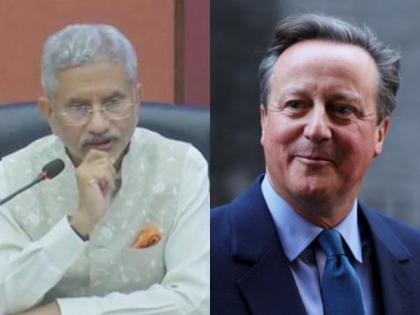 EAM Jaishankar, UK counterpart David Cameron discuss situation in West Asia | EAM Jaishankar, UK counterpart David Cameron discuss situation in West Asia EAM Jaishankar, UK counterpart David Cameron discuss situation in West Asia | EAM Jaishankar, UK counterpart David Cameron discuss situation in West Asia