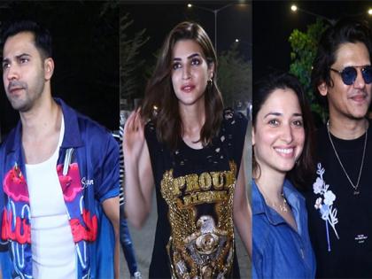 Kriti Sanon, Varun Dhawan, Tamannaah Bhatia and others spotted at Diljit Dosanjh's concert | Kriti Sanon, Varun Dhawan, Tamannaah Bhatia and others spotted at Diljit Dosanjh's concert Kriti Sanon, Varun Dhawan, Tamannaah Bhatia and others spotted at Diljit Dosanjh's concert | Kriti Sanon, Varun Dhawan, Tamannaah Bhatia and others spotted at Diljit Dosanjh's concert