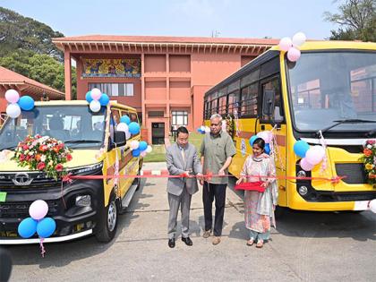 India gifts 35 ambulances, 66 school buses to various health and education institutions in Nepal | India gifts 35 ambulances, 66 school buses to various health and education institutions in Nepal