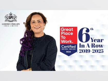 Godfrey Phillips India Ltd. Celebrates Sixth Consecutive Recognition as Great Place To Work | Godfrey Phillips India Ltd. Celebrates Sixth Consecutive Recognition as Great Place To Work