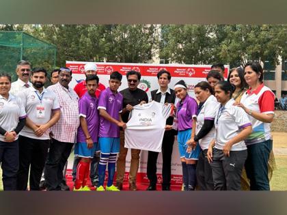 Special Olympics Bharat organises grand send-off ceremony for Indian contingent ahead of Unified Football Tournament 2024 Dhaka | Special Olympics Bharat organises grand send-off ceremony for Indian contingent ahead of Unified Football Tournament 2024 Dhaka