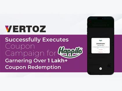Vertoz Successfully Executes Coupon Campaign for Happilo, Garnering Over 1 Lakh+ Coupon Redemption | Vertoz Successfully Executes Coupon Campaign for Happilo, Garnering Over 1 Lakh+ Coupon Redemption Vertoz Successfully Executes Coupon Campaign for Happilo, Garnering Over 1 Lakh+ Coupon Redemption | Vertoz Successfully Executes Coupon Campaign for Happilo, Garnering Over 1 Lakh+ Coupon Redemption