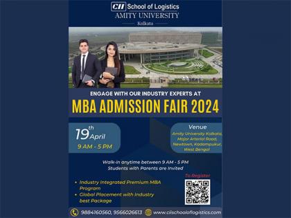 CII School of Logistics, Amity University Kolkata to Host MBA Admission Counselling Session 2024 | CII School of Logistics, Amity University Kolkata to Host MBA Admission Counselling Session 2024 CII School of Logistics, Amity University Kolkata to Host MBA Admission Counselling Session 2024 | CII School of Logistics, Amity University Kolkata to Host MBA Admission Counselling Session 2024