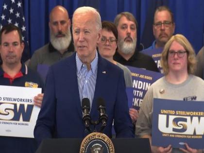 Biden says he'll urge US trade representative to consider tripling of tariffs on steel, aluminium imports from China | Biden says he'll urge US trade representative to consider tripling of tariffs on steel, aluminium imports from China Biden says he'll urge US trade representative to consider tripling of tariffs on steel, aluminium imports from China | Biden says he'll urge US trade representative to consider tripling of tariffs on steel, aluminium imports from China