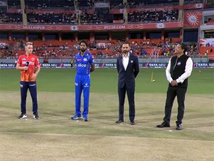 IPL 2024: Punjab Kings win toss, decide to field against Mumbai Indians | IPL 2024: Punjab Kings win toss, decide to field against Mumbai Indians