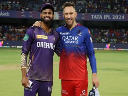 IPL 2024: RCB skipper Faf du Plessis wins toss, opts to bowl against KKR | IPL 2024: RCB skipper Faf du Plessis wins toss, opts to bowl against KKR