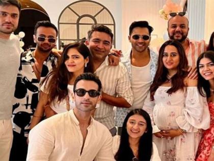 Varun Dhawan, Natasha Dalal's baby shower pics will leave you awestruck | Varun Dhawan, Natasha Dalal's baby shower pics will leave you awestruck