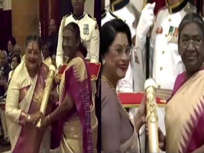 Usha Uthup honoured with Padma Bhushan, Bangladeshi singer Rezwana Choudhury receives Padma Shri | Usha Uthup honoured with Padma Bhushan, Bangladeshi singer Rezwana Choudhury receives Padma Shri