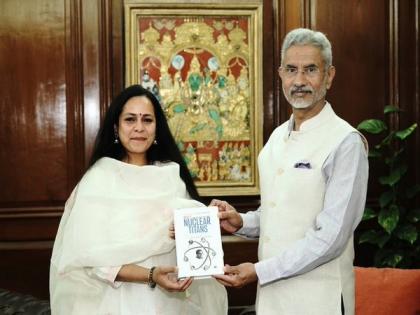 EAM Jaishankar receives copy of book 'India's Nuclear Titans' | EAM Jaishankar receives copy of book 'India's Nuclear Titans' EAM Jaishankar receives copy of book 'India's Nuclear Titans' | EAM Jaishankar receives copy of book 'India's Nuclear Titans'