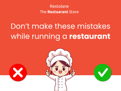 Don't make these mistakes while Running a Restaurant | Don't make these mistakes while Running a Restaurant