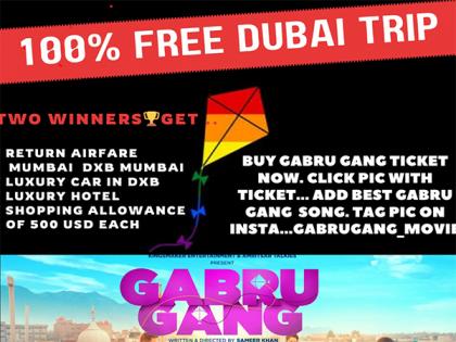 Sameer Khan's Gabru Gang promises two viewers an all-expenses paid trip to Dubai! | Sameer Khan's Gabru Gang promises two viewers an all-expenses paid trip to Dubai! Sameer Khan's Gabru Gang promises two viewers an all-expenses paid trip to Dubai! | Sameer Khan's Gabru Gang promises two viewers an all-expenses paid trip to Dubai!