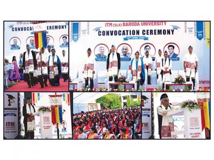 Honouring Excellence: ITM SLS Baroda University's Inaugural Convocation with Dr. Samir V Kamat, Chairman, DRDO and Dr. A S Kiran Kumar, Former Chairman, ISRO | Honouring Excellence: ITM SLS Baroda University's Inaugural Convocation with Dr. Samir V Kamat, Chairman, DRDO and Dr. A S Kiran Kumar, Former Chairman, ISRO Honouring Excellence: ITM SLS Baroda University's Inaugural Convocation with Dr. Samir V Kamat, Chairman, DRDO and Dr. A S Kiran Kumar, Former Chairman, ISRO | Honouring Excellence: ITM SLS Baroda University's Inaugural Convocation with Dr. Samir V Kamat, Chairman, DRDO and Dr. A S Kiran Kumar, Former Chairman, ISRO