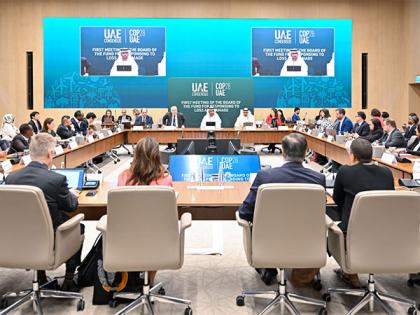 COP28 President addresses historic first Board meeting for Loss and Damage Fund | COP28 President addresses historic first Board meeting for Loss and Damage Fund