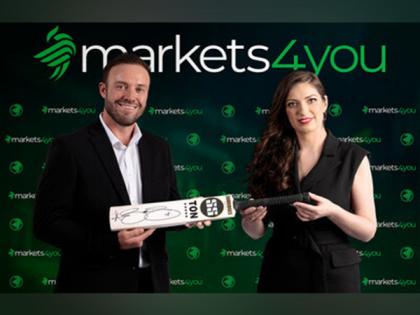 Markets4you Celebrates 17 Years with Cricket Legend AB de Villiers as Brand Ambassador | Markets4you Celebrates 17 Years with Cricket Legend AB de Villiers as Brand Ambassador Markets4you Celebrates 17 Years with Cricket Legend AB de Villiers as Brand Ambassador | Markets4you Celebrates 17 Years with Cricket Legend AB de Villiers as Brand Ambassador