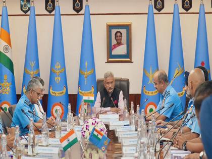 Jaishankar interacts with participants of IAF MCC's Warfare and Aerospace Strategy Program on his book 'The India Way' | Jaishankar interacts with participants of IAF MCC's Warfare and Aerospace Strategy Program on his book 'The India Way'