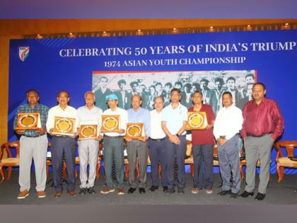 AIFF President felicitates heroes of 1974 AFC Youth Champions squad | AIFF President felicitates heroes of 1974 AFC Youth Champions squad