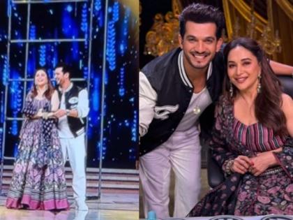 Arjun Bijlani shakes a leg with Madhuri Dixit on 'Dance Deewane 4', posts video | Arjun Bijlani shakes a leg with Madhuri Dixit on 'Dance Deewane 4', posts video