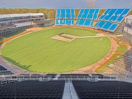 Pitch installation at Nassau County International Cricket Stadium marks exciting milestone | Pitch installation at Nassau County International Cricket Stadium marks exciting milestone