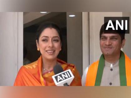"One personality that attracts everyone towards BJP is PM Modi," says actor Rupali Ganguly as she joins party | "One personality that attracts everyone towards BJP is PM Modi," says actor Rupali Ganguly as she joins party "One personality that attracts everyone towards BJP is PM Modi," says actor Rupali Ganguly as she joins party | "One personality that attracts everyone towards BJP is PM Modi," says actor Rupali Ganguly as she joins party
