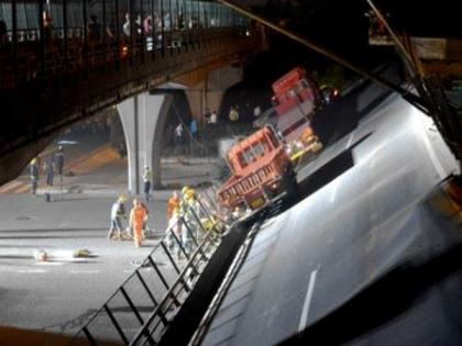 Death toll rises to 24 in highway collapse in southern China | Death toll rises to 24 in highway collapse in southern China Death toll rises to 24 in highway collapse in southern China | Death toll rises to 24 in highway collapse in southern China