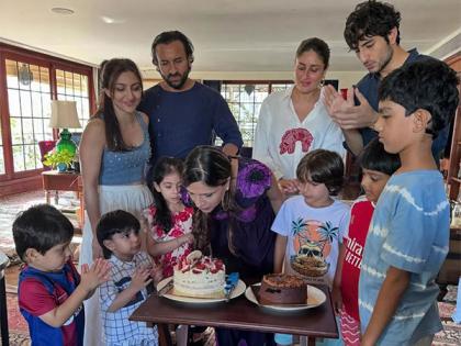 Soha, Saif, Kareena celebrate Saba Pataudi's birthday | Soha, Saif, Kareena celebrate Saba Pataudi's birthday
