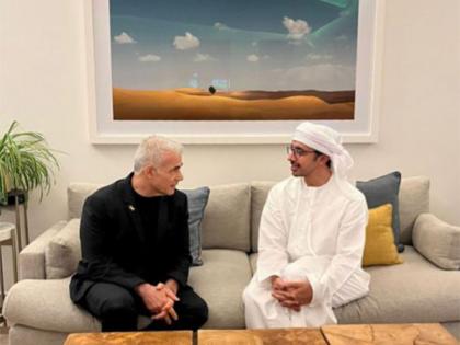 UAE Foreign Minister Abdullah bin Zayed meets Israeli leader of opposition Yair Lapid | UAE Foreign Minister Abdullah bin Zayed meets Israeli leader of opposition Yair Lapid