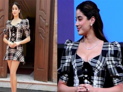 Janhvi Kapoor's 'Shiku' pendant again steals limelight at event | Janhvi Kapoor's 'Shiku' pendant again steals limelight at event