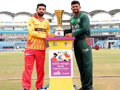 Bangladesh captain Najmul Hossain Shanto wins toss, opts to bowl against Zimbabwe in 1st T20I | Bangladesh captain Najmul Hossain Shanto wins toss, opts to bowl against Zimbabwe in 1st T20I