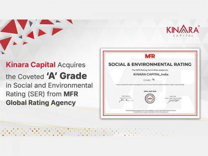 KINARA CAPITAL Acquires 'A' Grade In Social And Environmental Rating (SER) From MFR Global Rating Agency | KINARA CAPITAL Acquires 'A' Grade In Social And Environmental Rating (SER) From MFR Global Rating Agency KINARA CAPITAL Acquires 'A' Grade In Social And Environmental Rating (SER) From MFR Global Rating Agency | KINARA CAPITAL Acquires 'A' Grade In Social And Environmental Rating (SER) From MFR Global Rating Agency