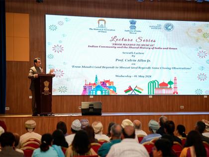 India's 'Mandvi to Muscat' lecture series creates awareness about contributions of Indian community in boosting ties | India's 'Mandvi to Muscat' lecture series creates awareness about contributions of Indian community in boosting ties India's 'Mandvi to Muscat' lecture series creates awareness about contributions of Indian community in boosting ties | India's 'Mandvi to Muscat' lecture series creates awareness about contributions of Indian community in boosting ties
