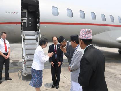 Japanese Foreign Minister Kamikawa Yoko arrives in Nepal for official visit | Japanese Foreign Minister Kamikawa Yoko arrives in Nepal for official visit